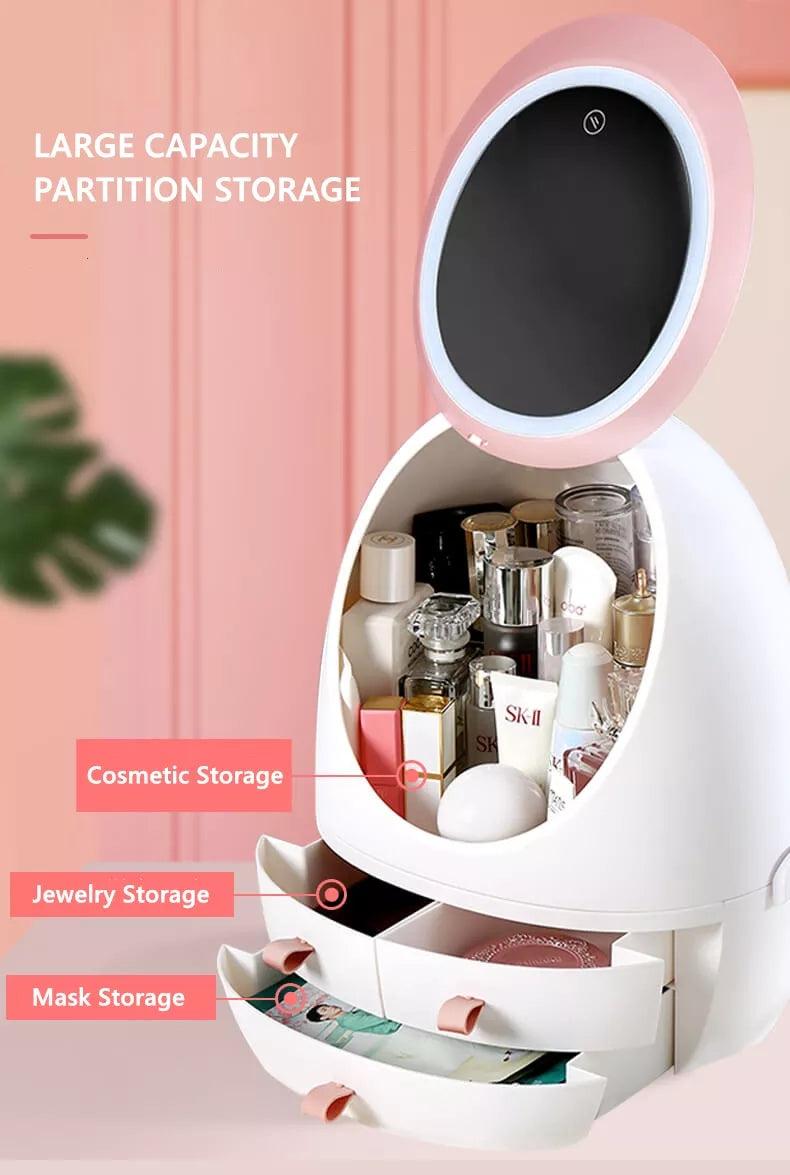 OVAL SHAPE COSMETICS ORGANIZER