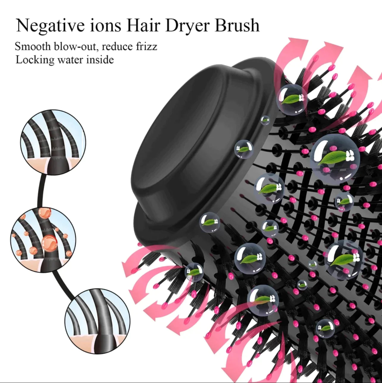 PK BASKET™ One Step Hot Air Brush (Dryer + Styler)