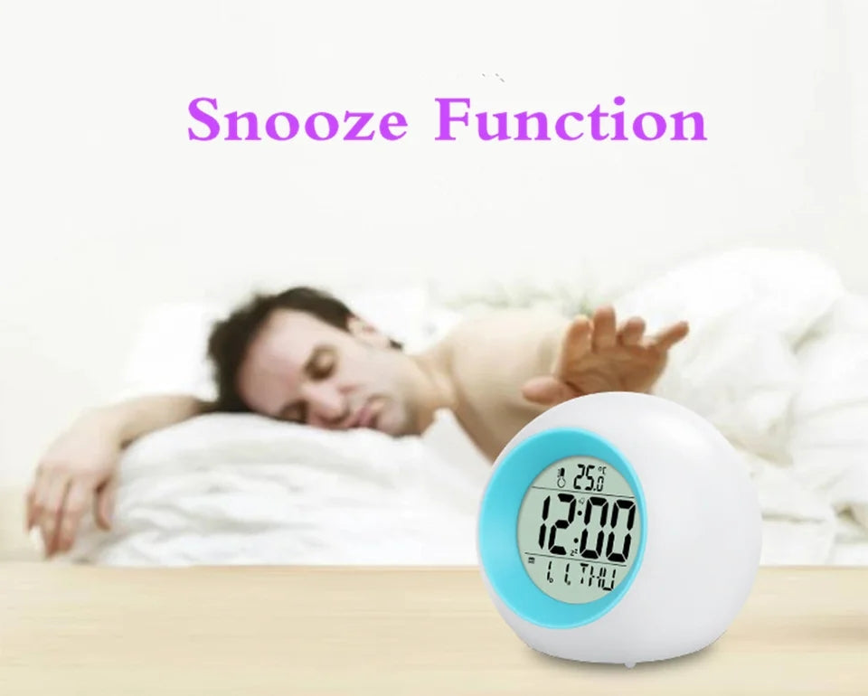 DIGITAL GLOWING ALARM CLOCK