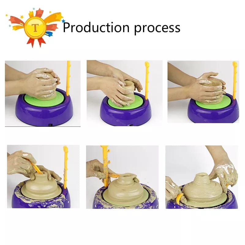 Pottery Wheel Set for Kids