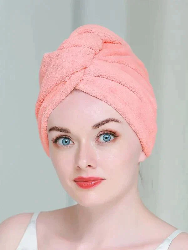 WET HAIR DRYING TOWEL CAPS