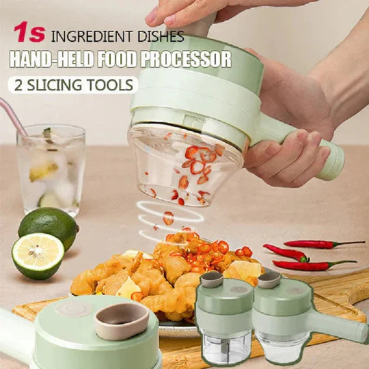 Rechargeable Cordless Mini Chopper and Slicer