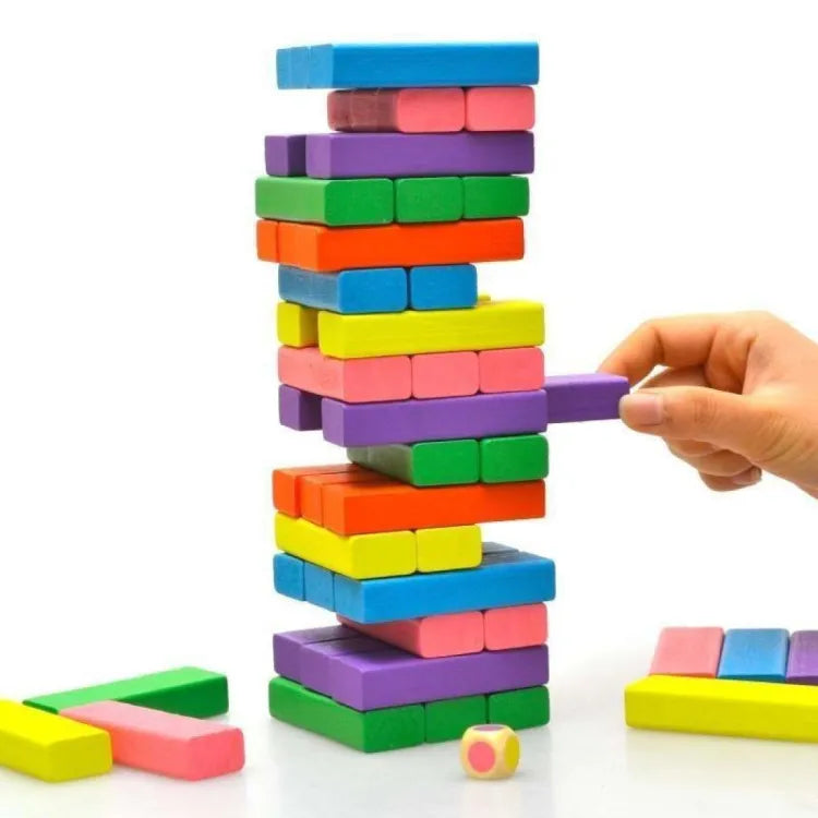 Colorful Jenga Play Set | Jenga Wood Toy