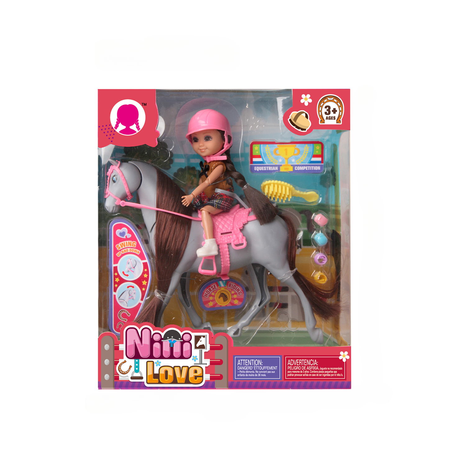 Nini Love | Barbie Doll | Barbie Riding Horse