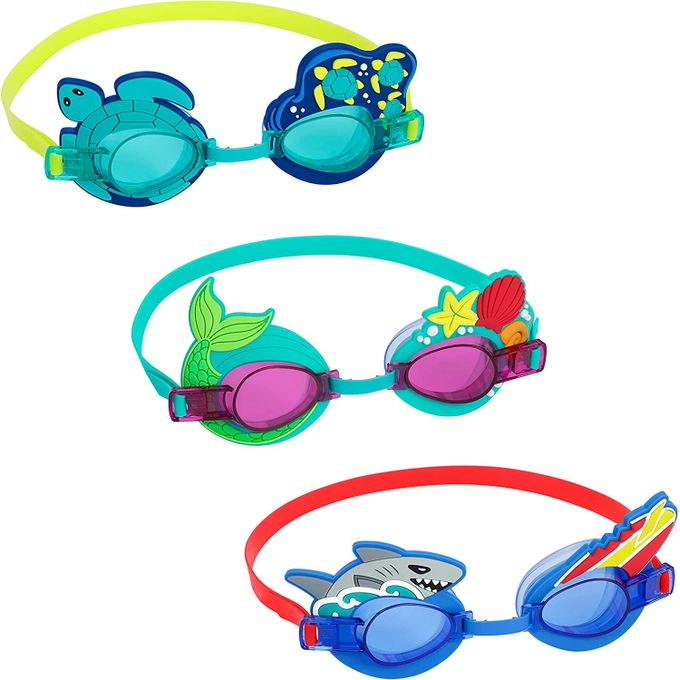 BESTWAY Sharked Shaped Swimming Goggles For Kids