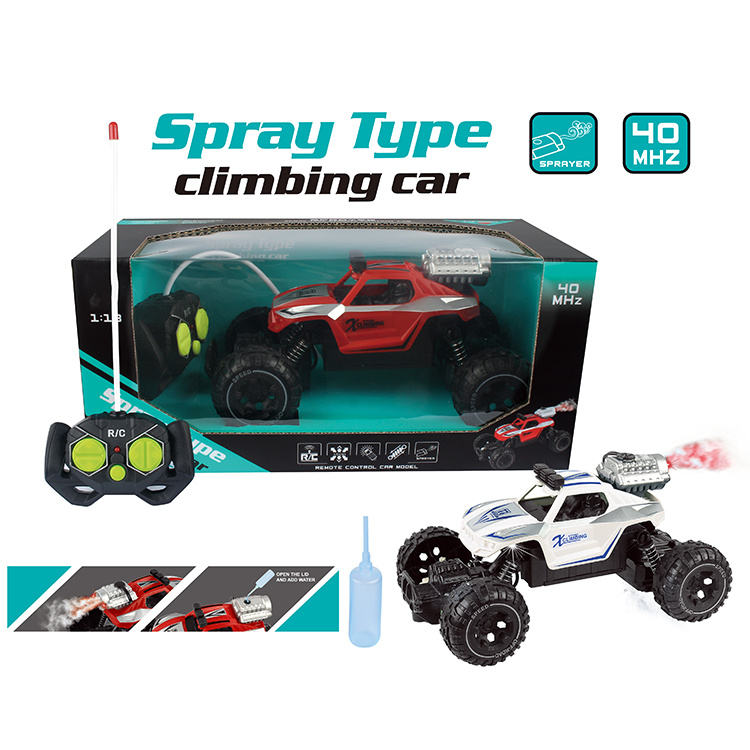 Spray Type & Launch Missile Remote Control Climbing Car | 1-18 Scale Rock Crawler Climbing Car