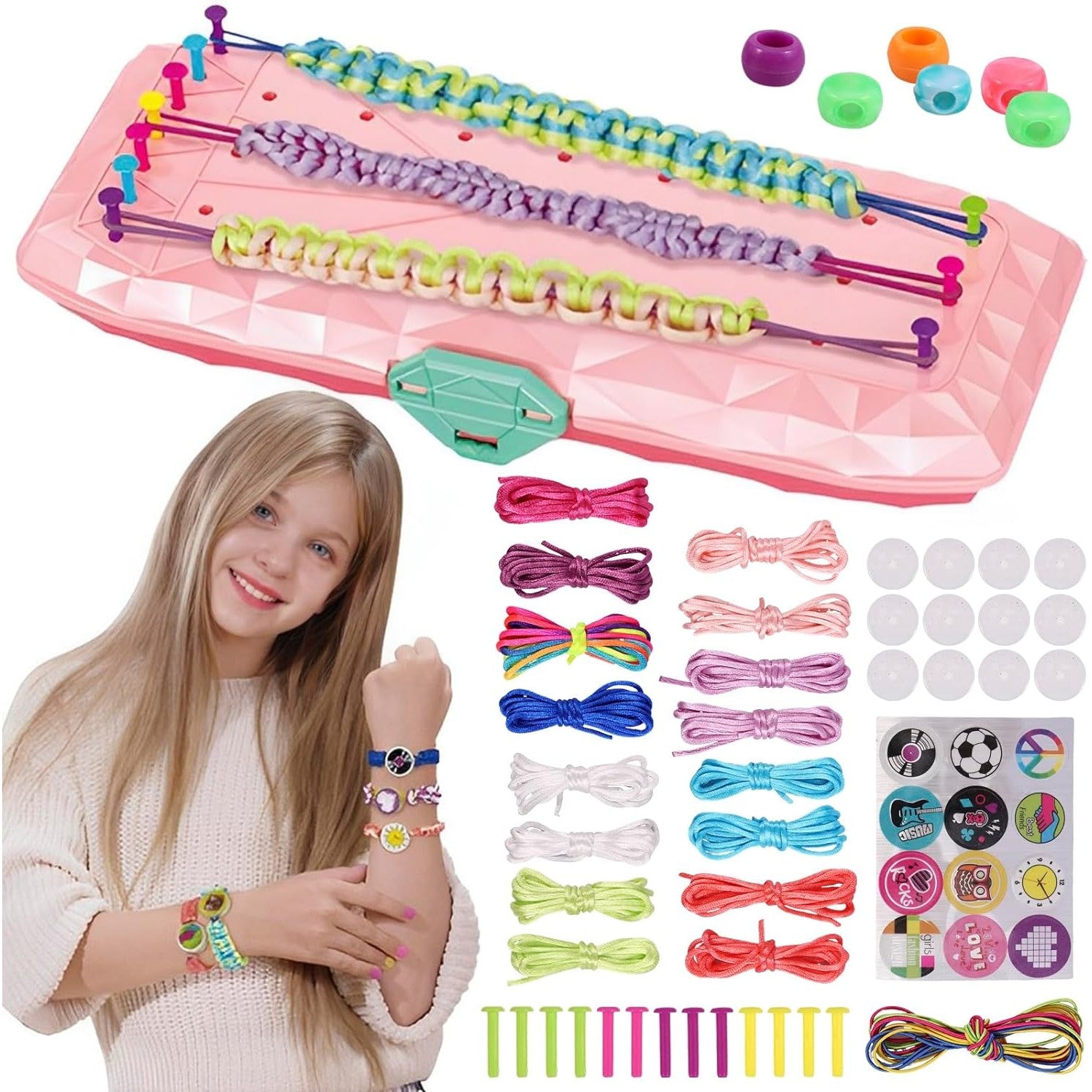 Girls Creator | Jewelry Making Kit | Braiding Bracelet