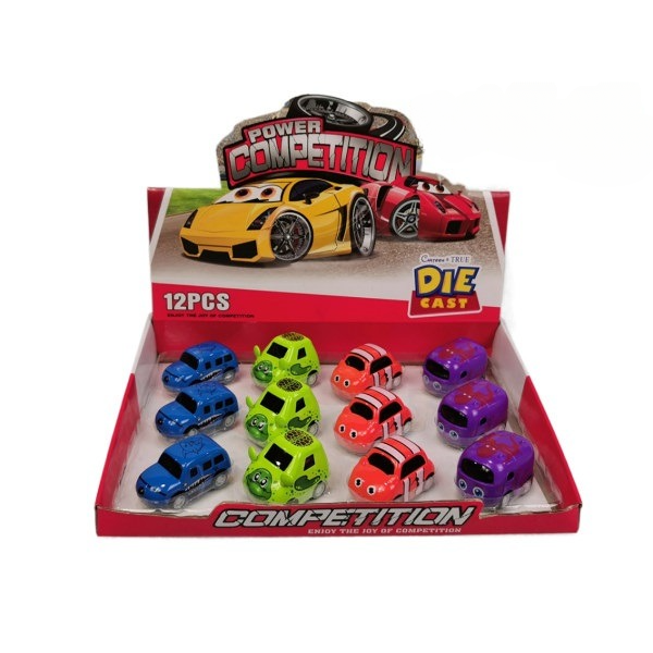 Die Cast Power Competition Mini Cars | 12 Pcs Colorful Cars