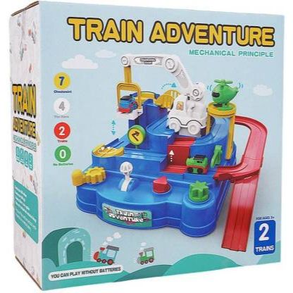 Train Adventure | Cartoon Train with Mechanical Principal