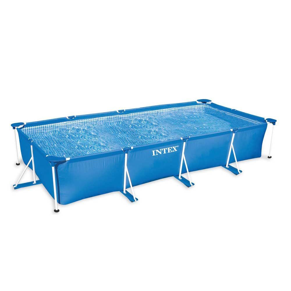 INTEX Rectangular Frame Pool For Kids 14ft 7in  X 7ft 2in  X 33in