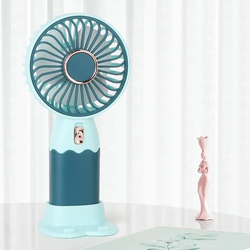 MINI USB FAN WITH MOBILE HOLDER