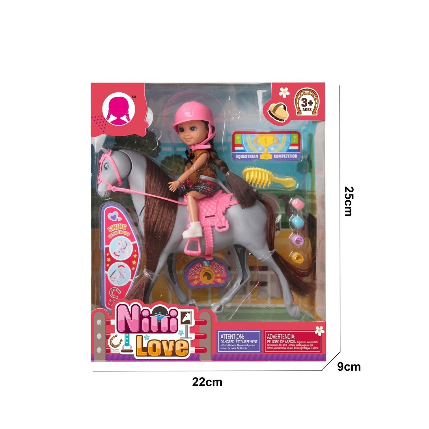 Nini Love | Barbie Doll | Barbie Riding Horse