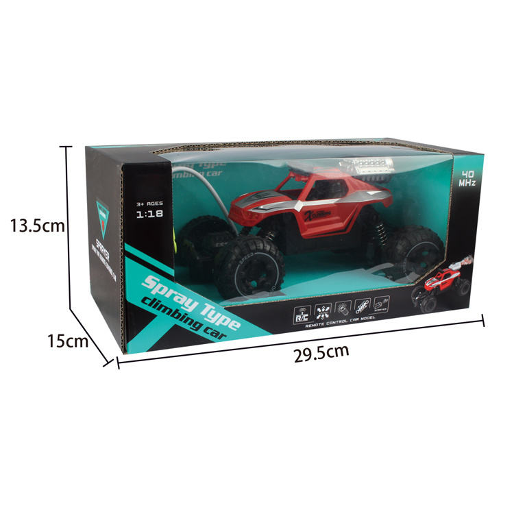 Spray Type & Launch Missile Remote Control Climbing Car | 1-18 Scale Rock Crawler Climbing Car