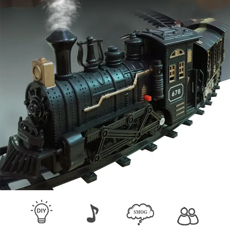 Classic Luxurious Train | Sound & Smoke Screen | Build Train Track