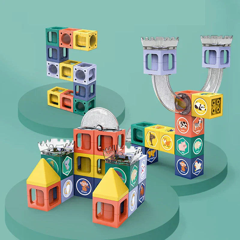 STEM Magic Magnet Blocks | Magnetic Square Run Set