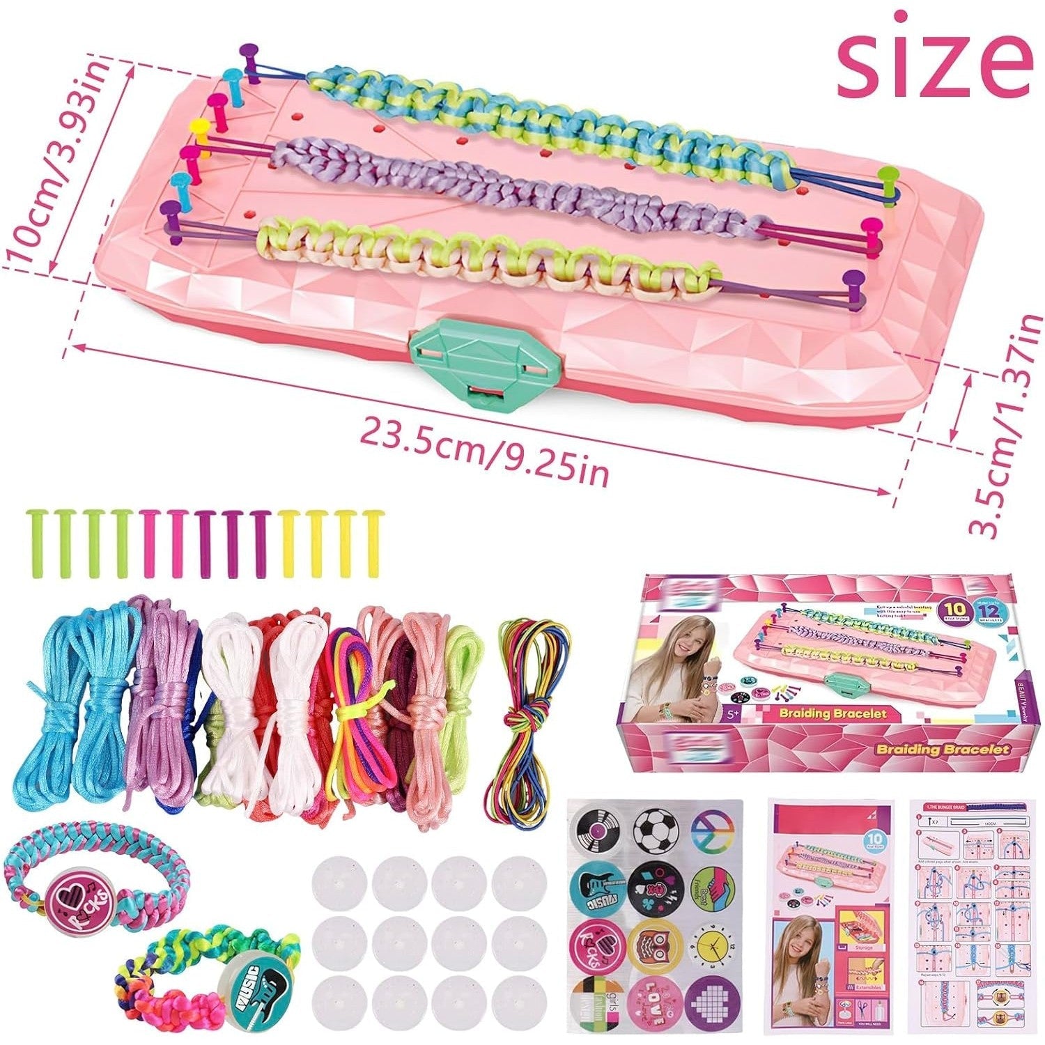 Girls Creator | Jewelry Making Kit | Braiding Bracelet