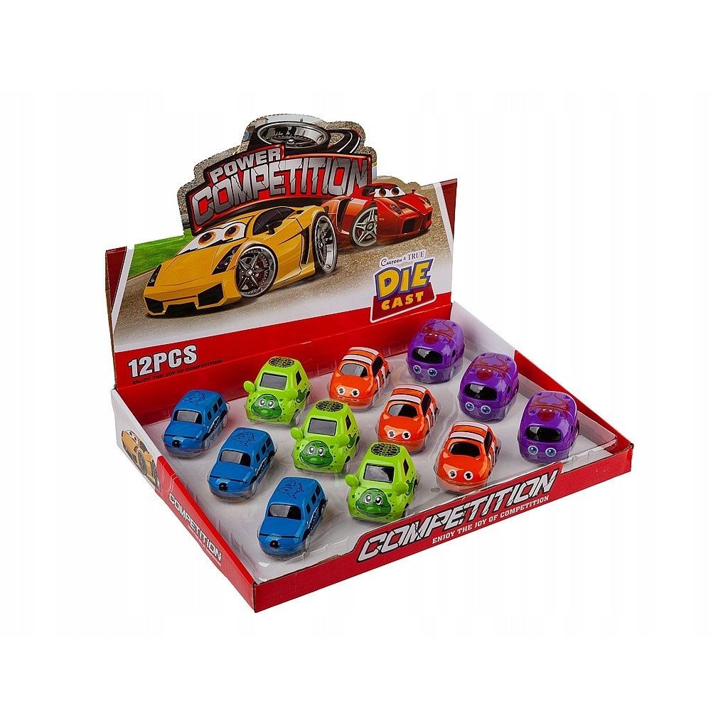 Die Cast Power Competition Mini Cars | 12 Pcs Colorful Cars