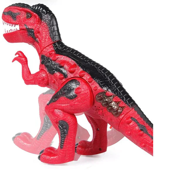 Remote Control Dino | RC Electric T-Rex Dinosaur | Water Spray Red Dinosaur