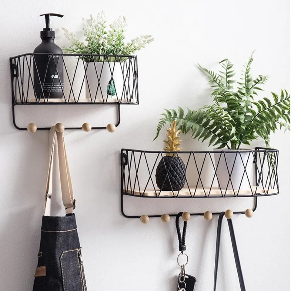 CRISS-CROSS WALL UTILITY SHELF