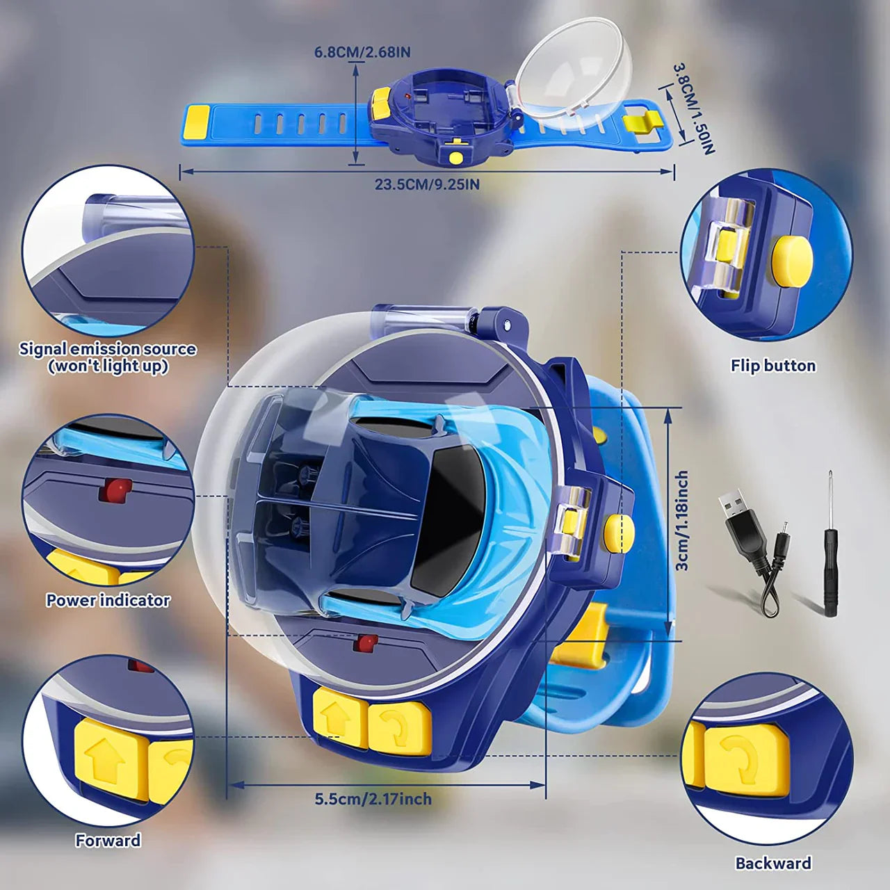 Remote Control | Wrist Watch Car | Easy Wrist Watch Controls