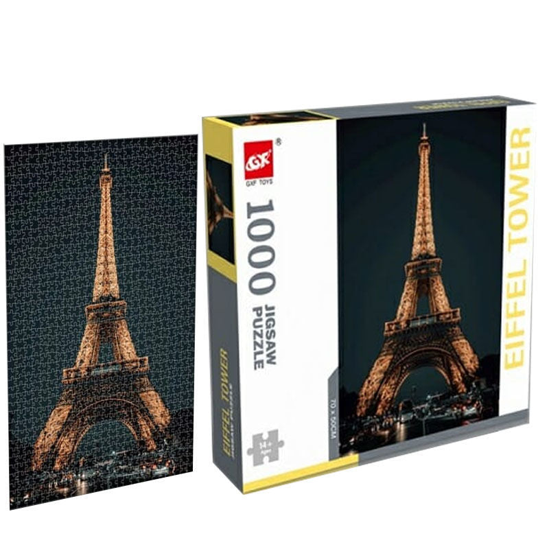 GFX Toys Puzzle | 1000 Pieces Jigsaw Puzzle | Eiffel Tower Puzzle