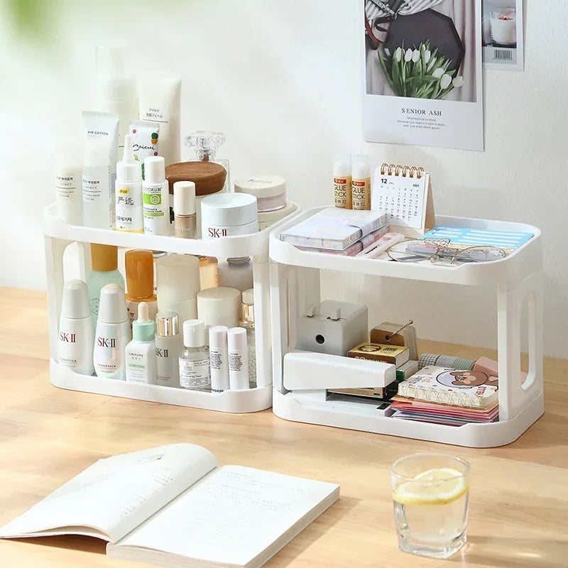 DESKTOP DOUBLE LAYER STORAGE RACK