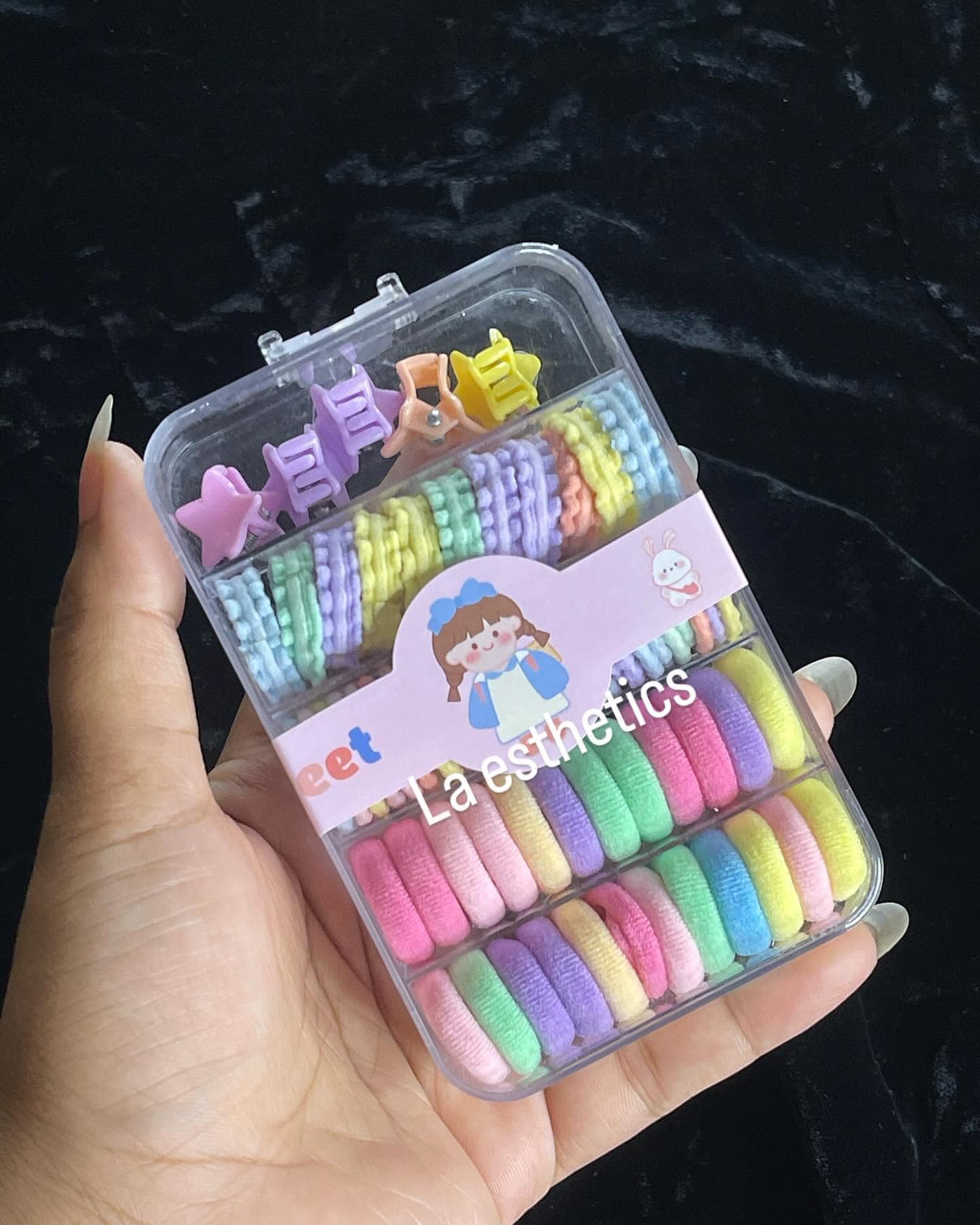 Kids Hair Accessories Box 150 Pcs