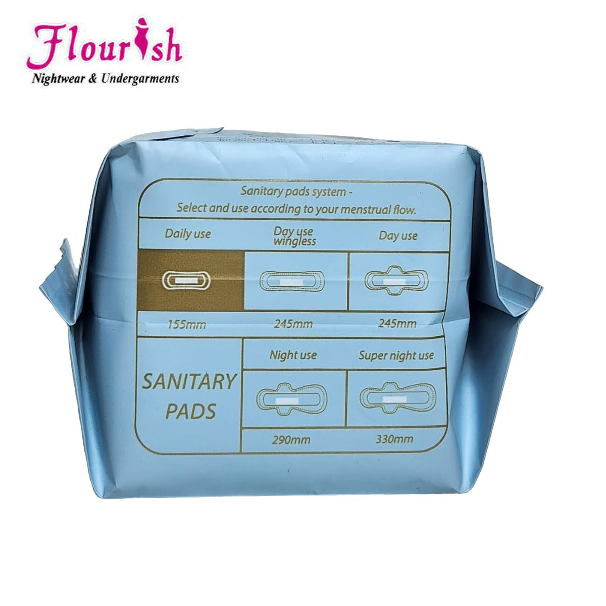 Elegance Home 155mm WINGLESS DAILY USE SANITARY PADS FOR GIRLS & WOMEN 20 PCS