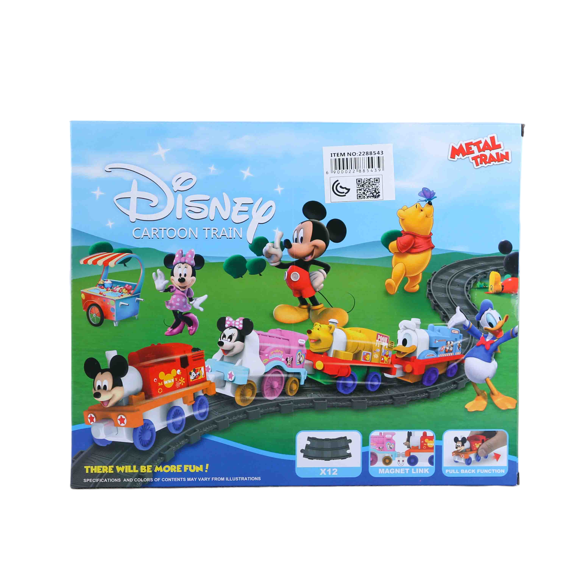 Disney Cartoon Train Track | 4 Pcs Cartoon Trains