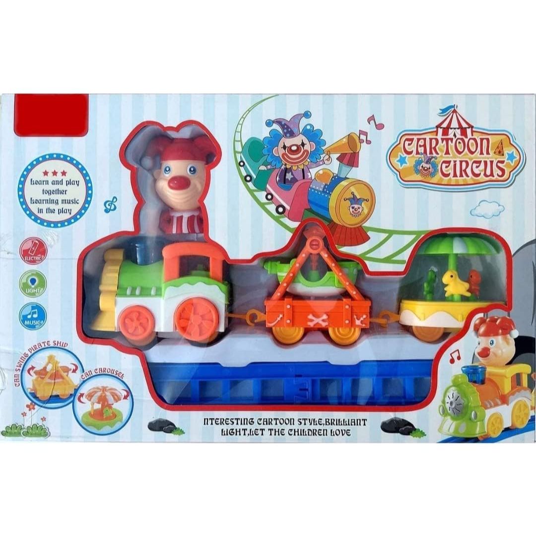 Cartoon Circus Train | Electrical Chain Train