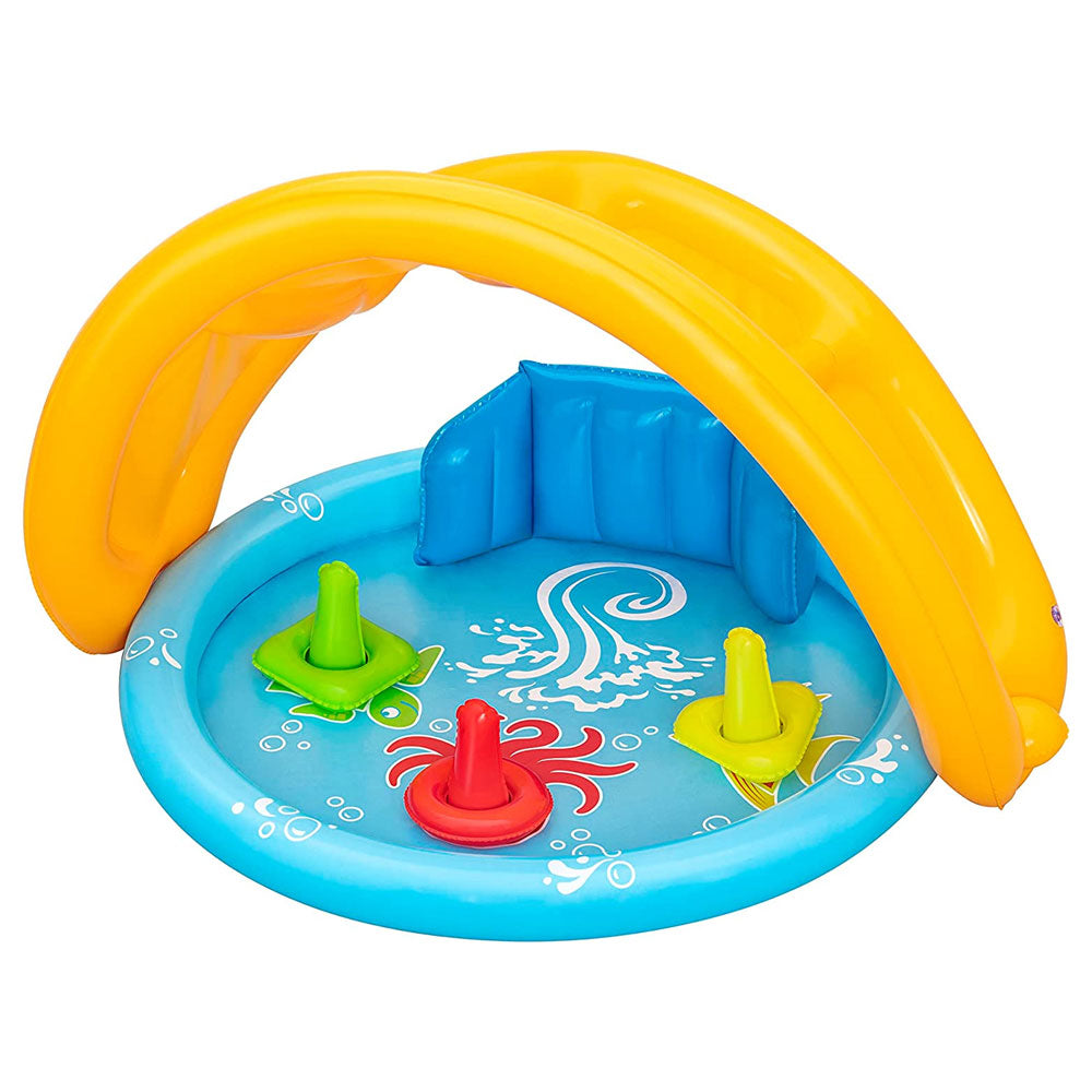 BESTWAY Pool With Roof Backrest And Sorter For Babies  45in x 35in x 30in