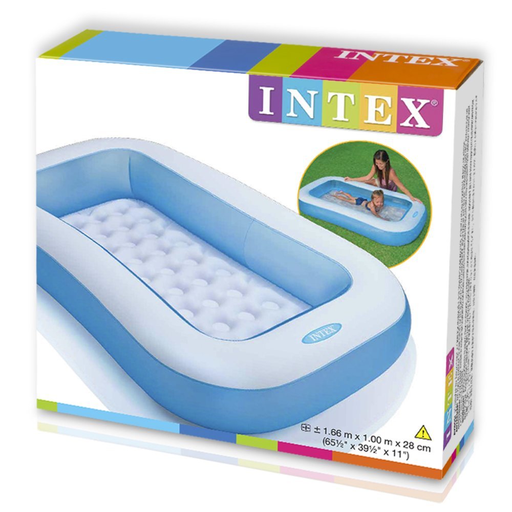 INTEX Rectangular Baby Pool 66in x 40in x 10in