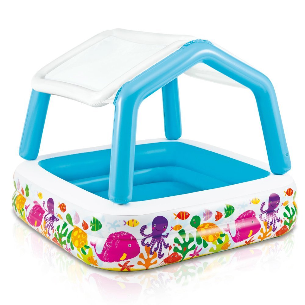 INTEX SunShade Baby Pool 62in x 62in x 48in