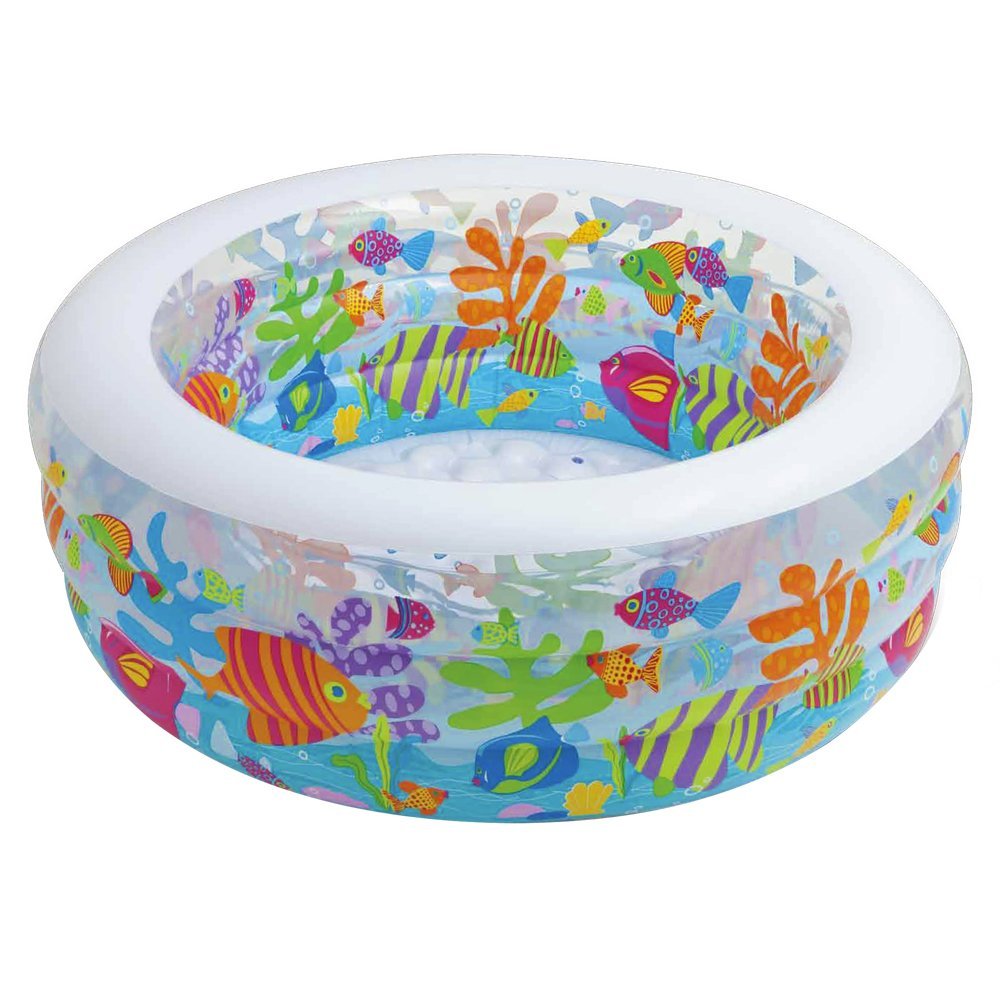 INTEX Little Aquarium Round Pool For Kids 60in x 22in