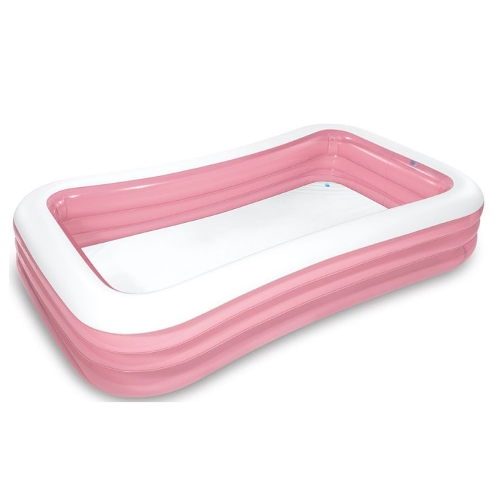 INTEX Pink Rectangular Pool For Kids 120in x 72in x 22in