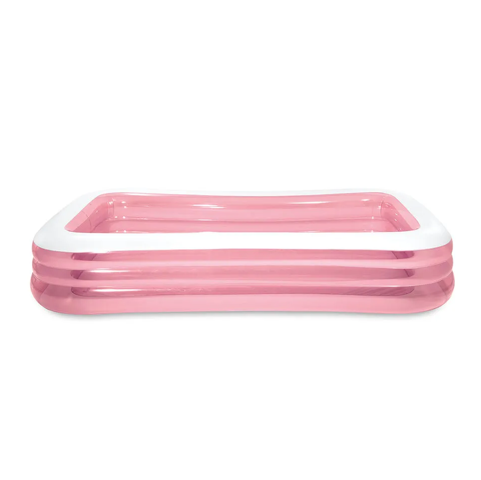 INTEX Pink Rectangular Pool For Kids 120in x 72in x 22in