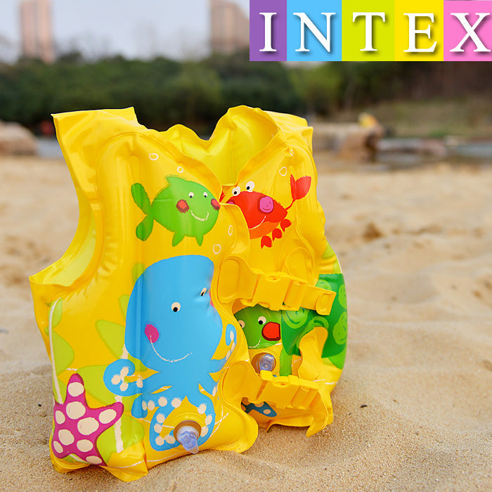 INTEX Tropical Buddies Swim Vest 16in x 12in