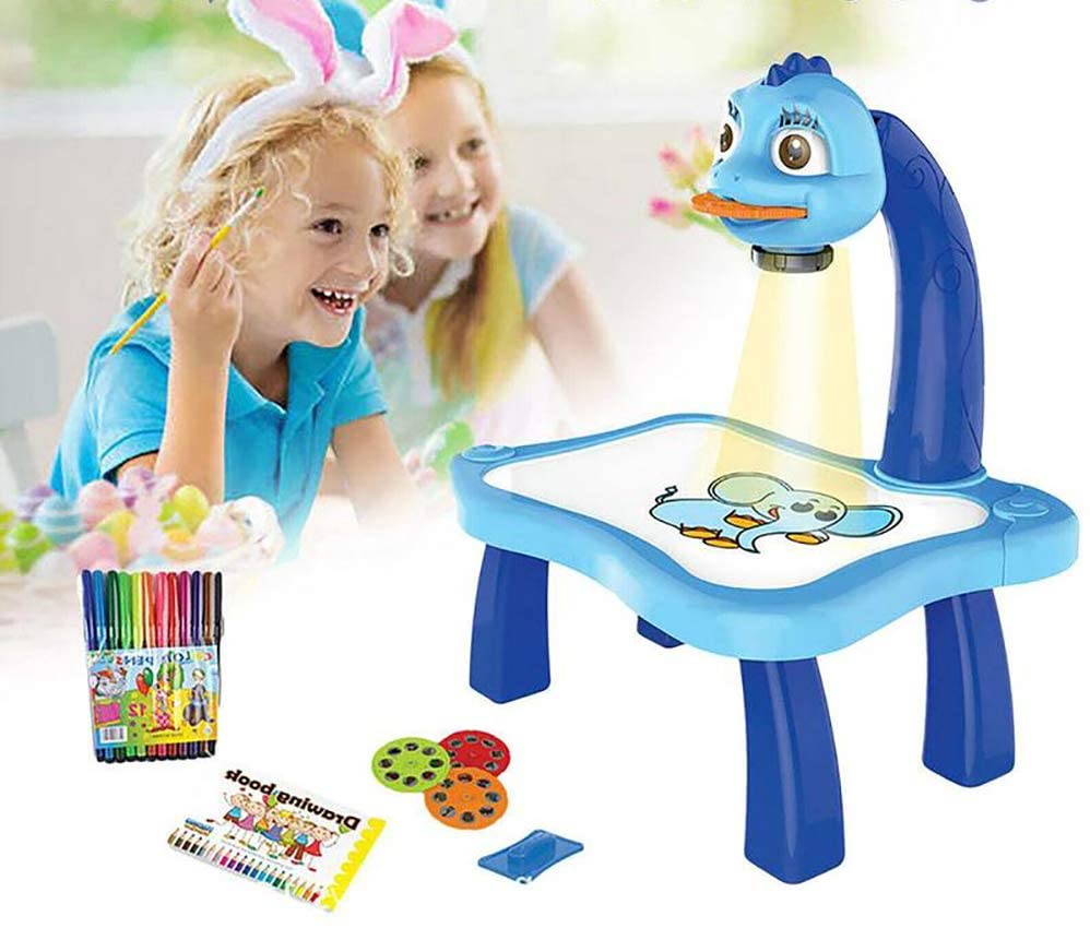 Drawing Projector Table for Kids - Trace and Draw Projector Toy with Light & Music