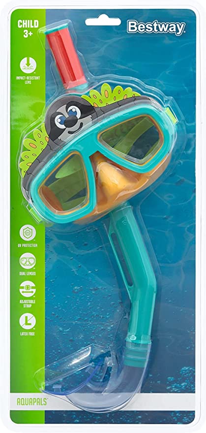 BESTWAY Swim & Diving Mask With Pet Tube For Children