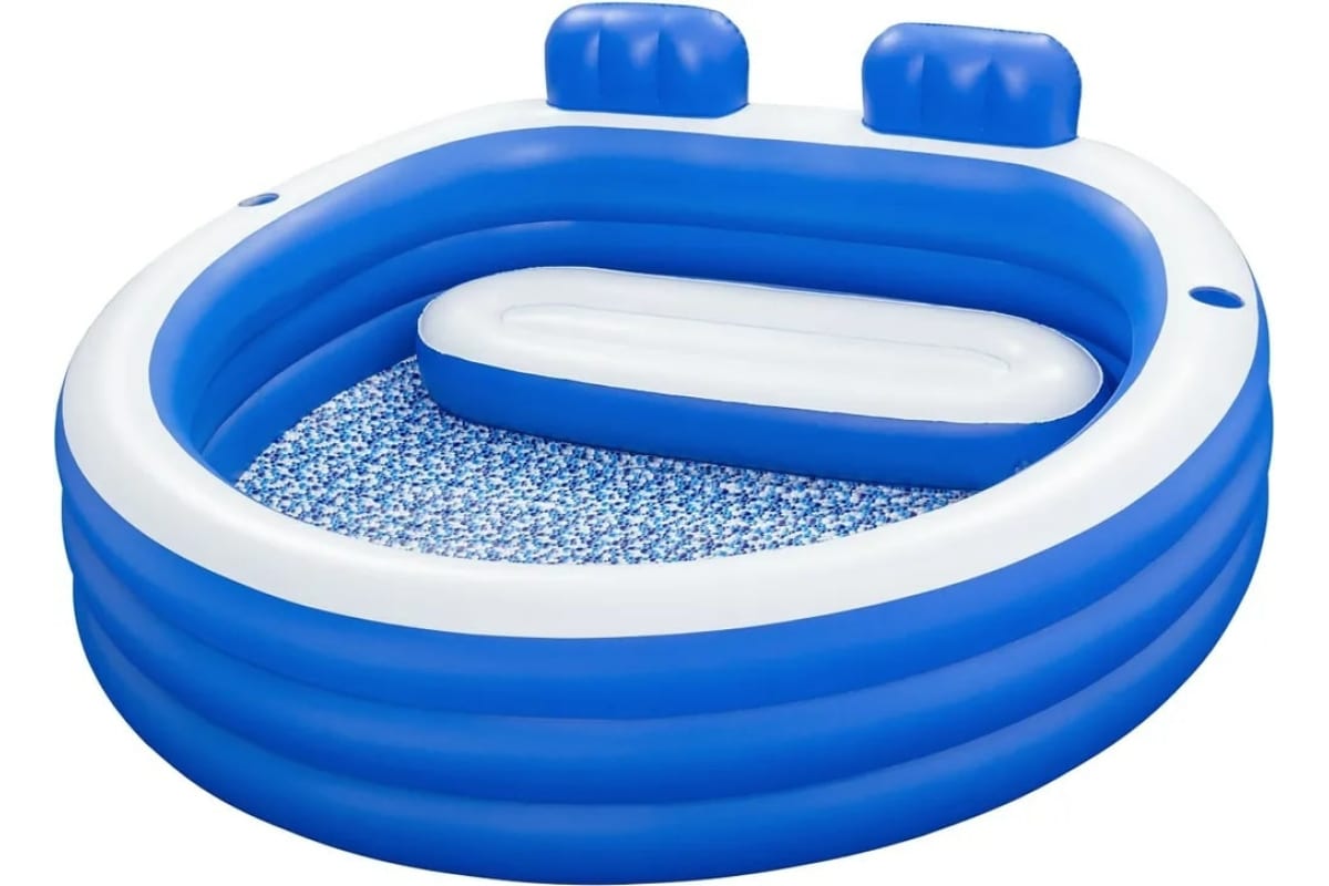 BESTWAY Splash Paradise Pool With Pool Seat 7ft 7in x 7ft 2in x 31in