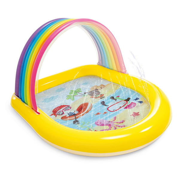 INTEX Rainbow Arch Spray Pool 58in x 51in x 34in