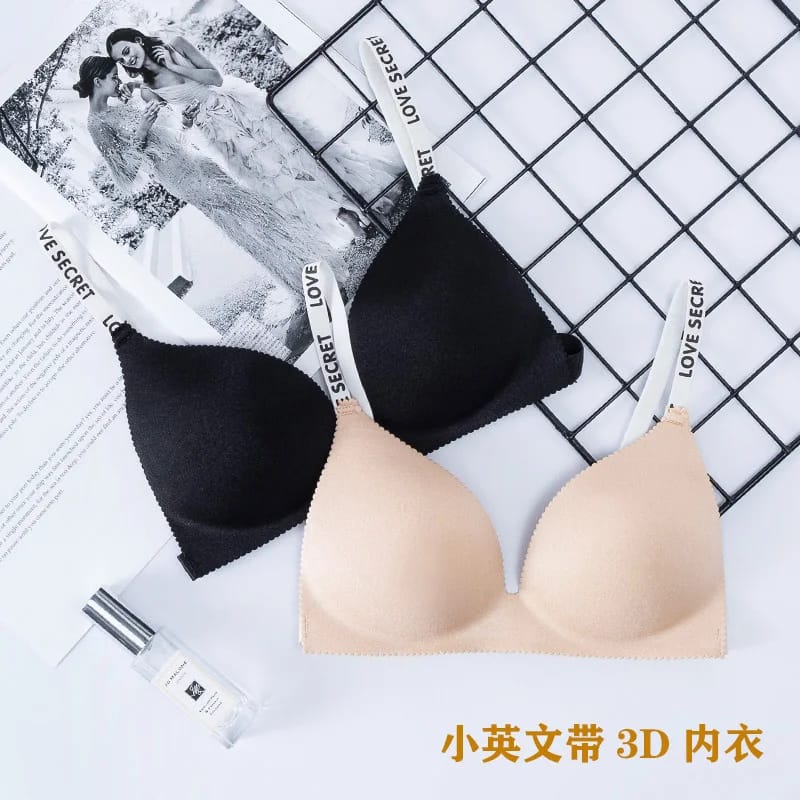 3D seamless women sports open back U-shaped bra 3D2005