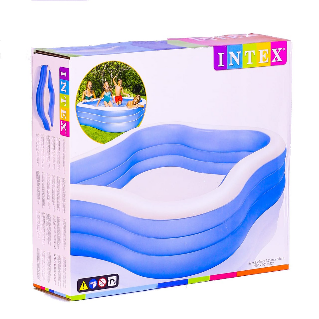 INTEX Beach Waves Swim Centre Pool 90in x 90in x 22in