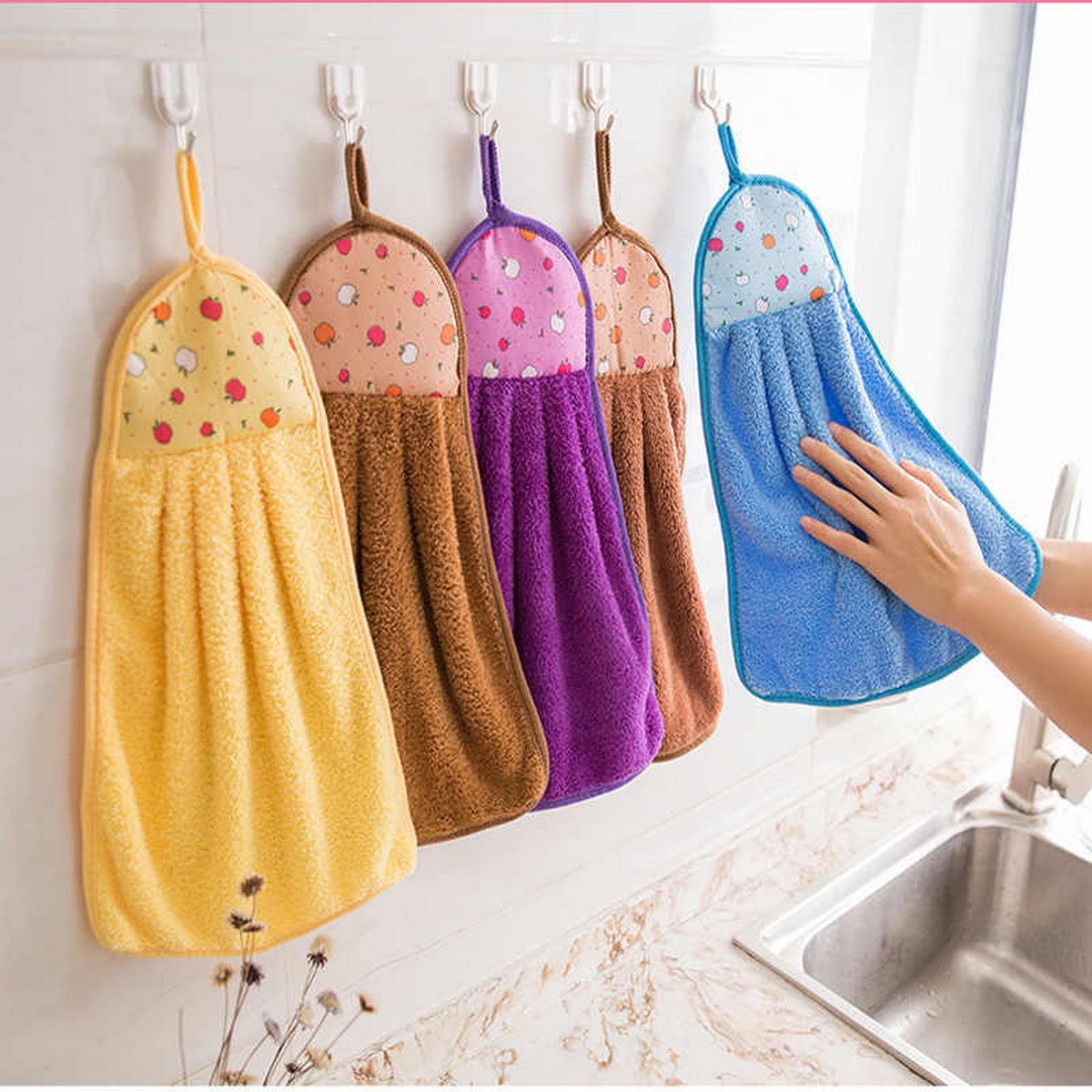 PACK OF 2 HANGING KITCHEN TOWEL