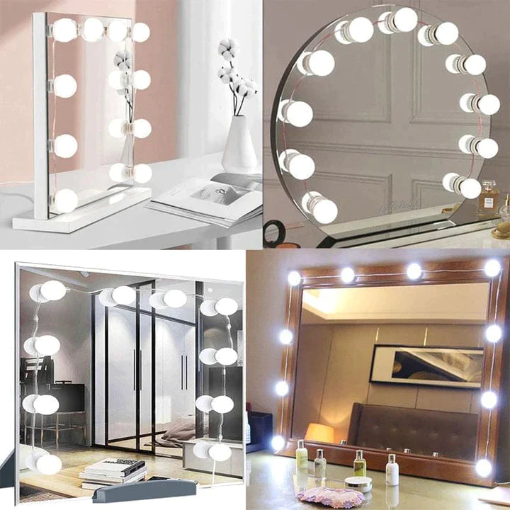 10 BULB LED VANITY MIRROR LIGHTS