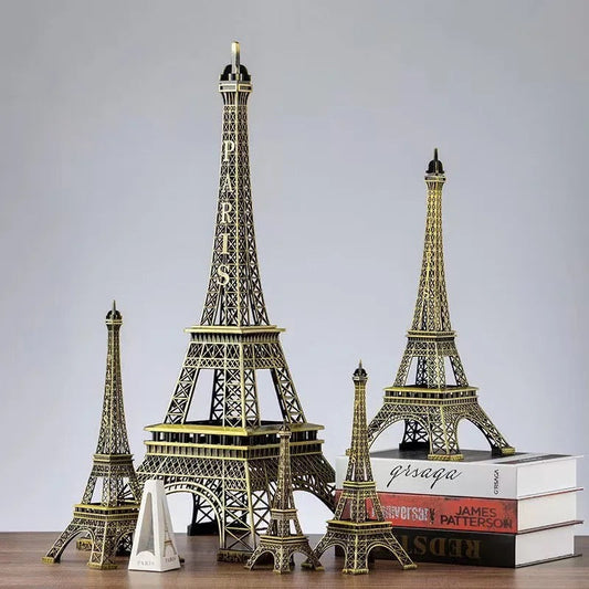 Bronze Paris Eiffel Tower Metal Crafts Home Decoration Accessories