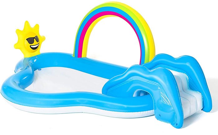 BESTWAY Rainbow Water Play Centre Pool For kids 8ft 5in x 57in x 36in