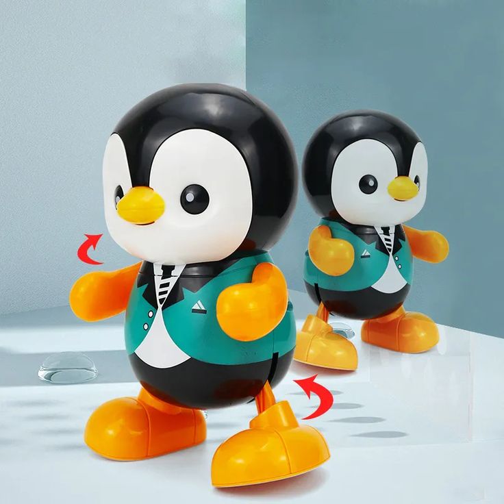 MUSICAL, DANCING & SWINGING PENGUIN FLASH TOY