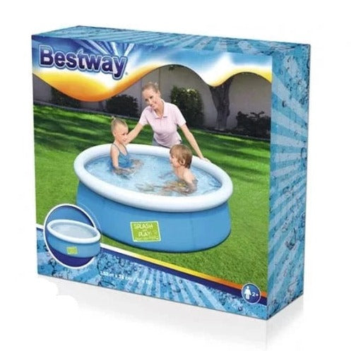 BESTWAY Portable Fast Set Swimming Pool for kids 5ft x 15in