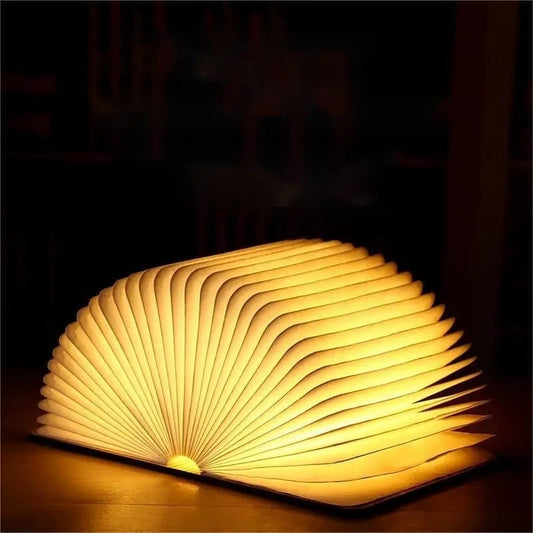 BOOK WOODEN LED LAMP